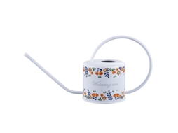 Regador Aço Inoxidável 1.3l Bico Longo Branco