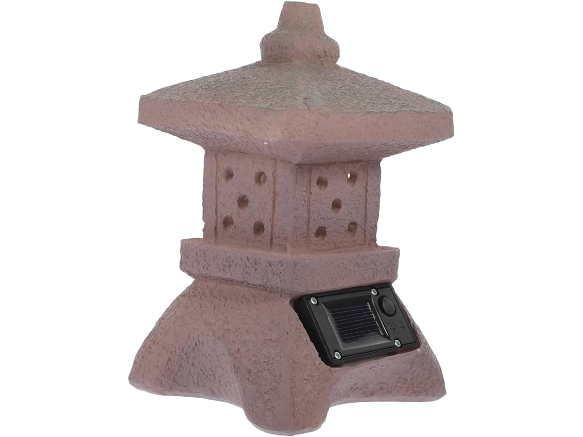 Luminária Solar Decorativa de Resina para Jardim Externo e Pátio. SFUSHOS