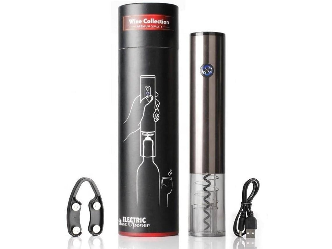 Saca-Rolhas Elétrico Ds-Sw-C001N2Ct Carregamento Usb