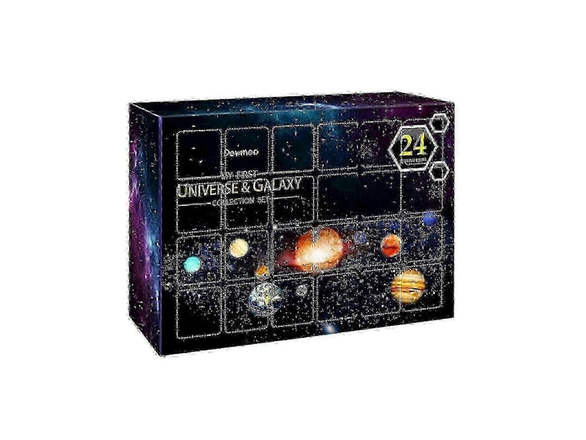 Caixa Cega de Natal 24 Dias Planet Blind Box Presente de Natal com 24 Pingentes Diferentes