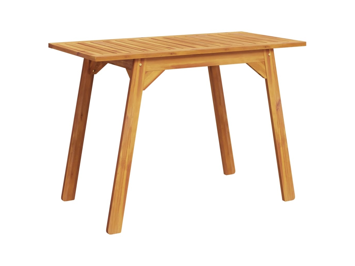 Mesa de Jantar P/ Jardim VIDAXL Madeira de Acácia Maciça 110X56X75 Cm