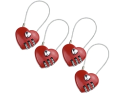 Kit De 2 Cadeados De Metal Com Strass E Chaves Para Malas, Caixas E Muito Mais Para Uso Doméstico E Profissional