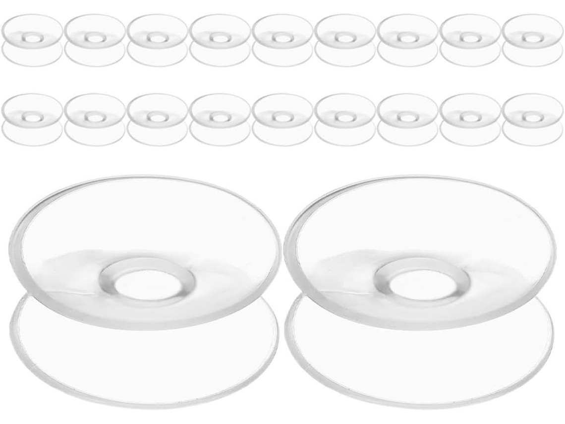 Ventosas Dupla Face De 30mm, 20 Unidades, Para Mesas, Protetores Transparentes Para Janelas E Espelhos, Ventosas