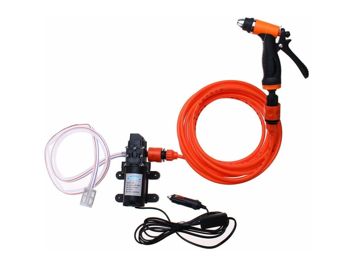HYMNORA Pistola De Pressão Limpeza De Alta Pressão 12v 70w 87psi Portátil Para Carros Casa Jardim