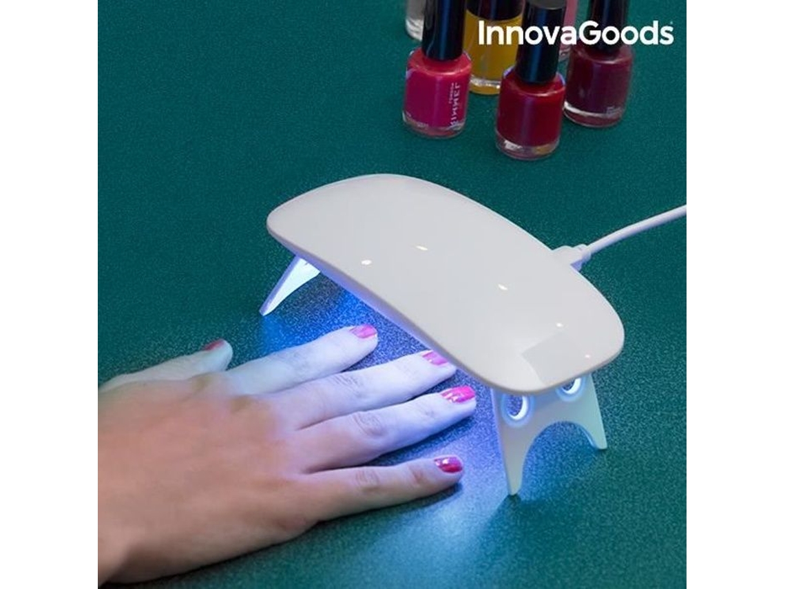 Lâmpada De Led Uv Para Unhas - - Bolso - Temporizador 45/60s - 5w - Design Compacto