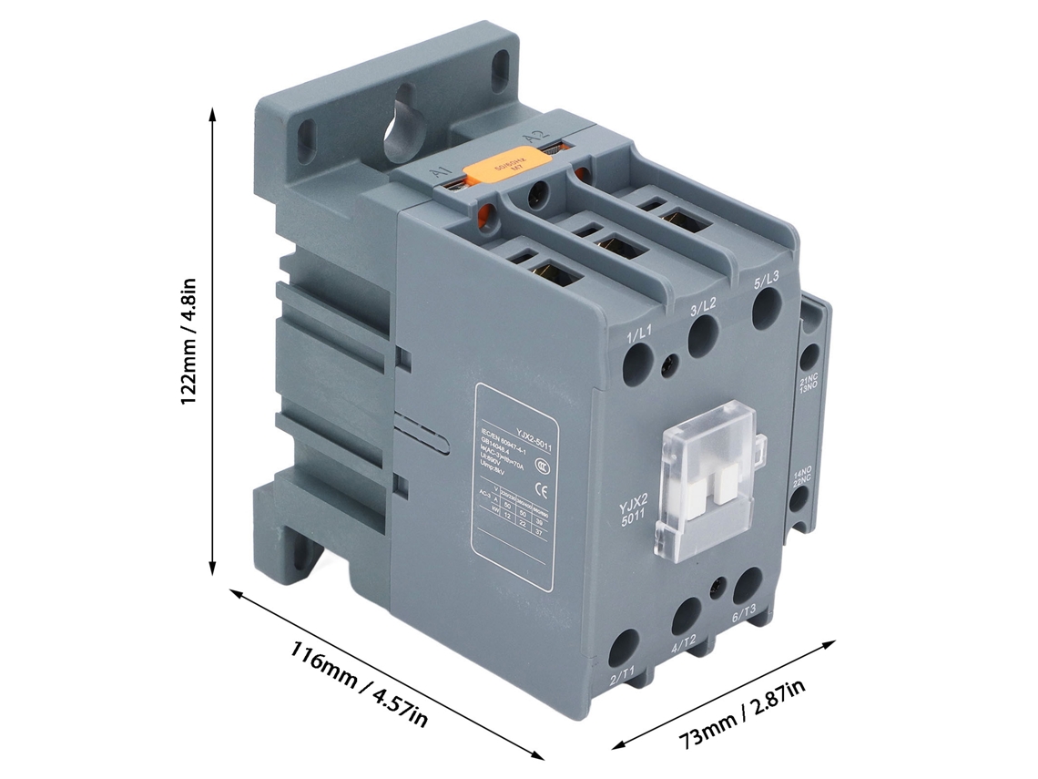 Laxiscreed Contator Ac 50a Para Alta Condutividade Elétrica E Conexão Segura