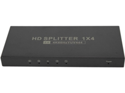 Divisor Hdmi 1 Entrada 4 Saídas, Suporte A 4k 60hz 1080p 720p, Tela 3d Hd, Switch Hdmi De 4 Portas P Gokoco