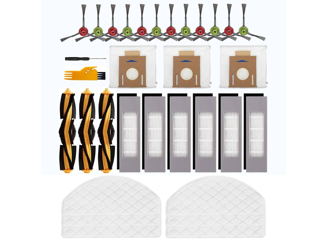 Kit de Acessórios para Ecovacs Deebot Ozmo T8 Max T8 Aivi N8 Pro N8 Pro