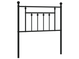 Headboard, Headboards Vidaxl Preto Aço (80 Cm)