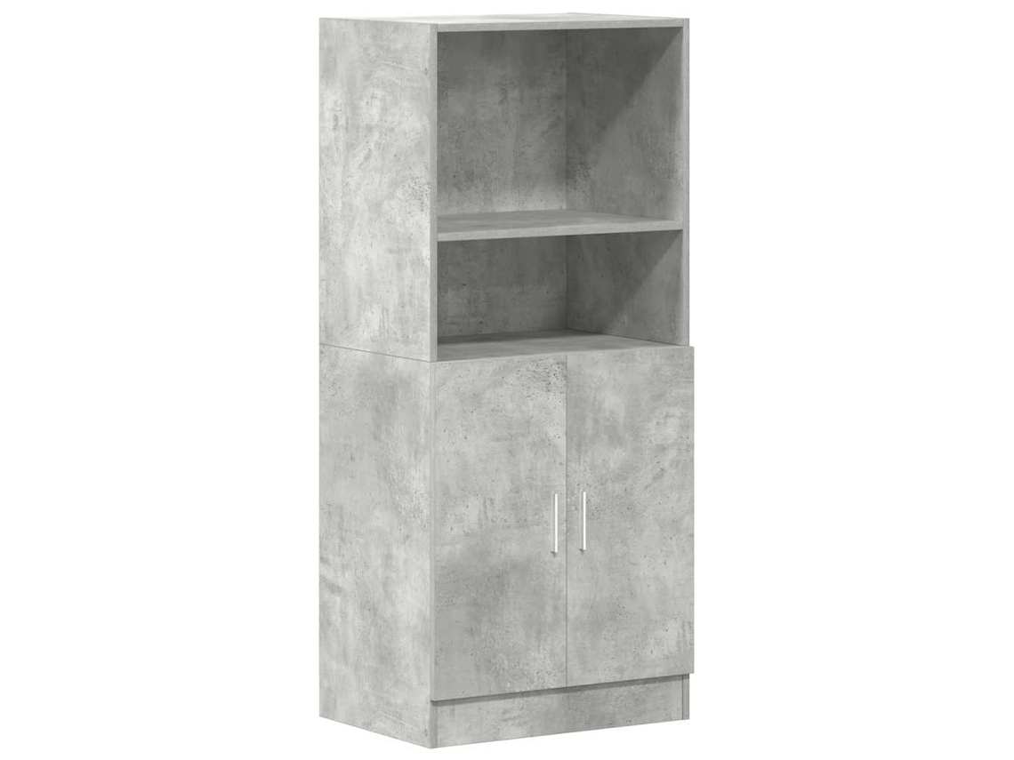 Kitchen Cabinet, Kitchen Cabinets Vidaxl Cinzeto Madeira Processada (n/a)