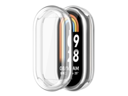 Xiaomi Mi Band 8 ENKAY Hat-Prince Cobertura completa Transparente Soft TPU Watch Case com proteção de tela