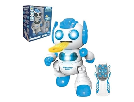 Lexibook Powerman Shoot Robot Lanzadiscos Le Rob17 Lexibookp25