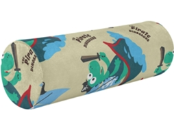 Almofada Cilíndrica Pequena para Sofá Ou Cama Zíper Fácil de Limpar Ideal Viagens, Casa e Escritório