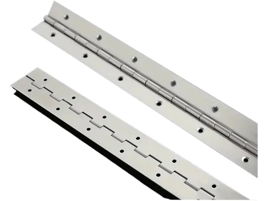 Dobradiça Contínua Para Piano, Dobradiça De Aço Inoxidável Para Piano, 2 Peças, 6-20 Polegadas, Contínua, 270 Graus 16 Polegadas