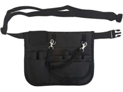 Bolsa Organizadora De Cintura Com Bolso Para Tesoura Médica, Kit De Cuidados E Ferramentas(preta)