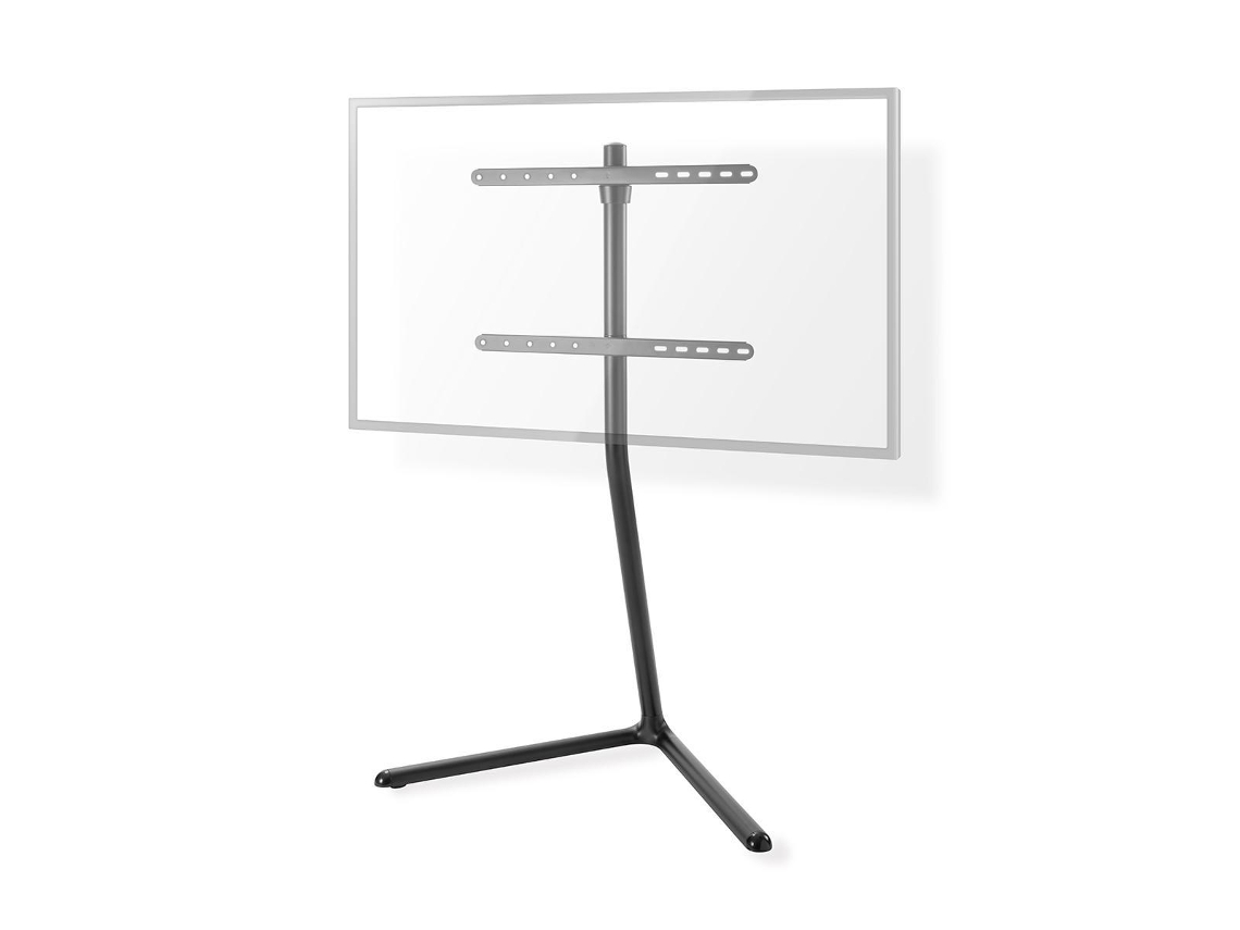Suporte de Chão - 49 70'' - Peso Máximo da Tela Suportado: 40 Kg - Design em V - Alça Anti tombamento - Trava de Encaixe - Alumínio/aço - AQUAFORGE