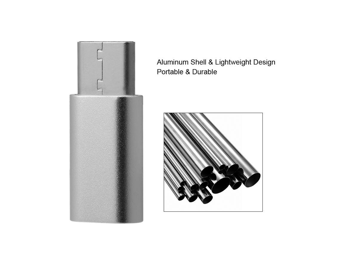 Adaptador Conversor Microusb Para Type-c Para Huawei Xiaomi Samsung Macbook Tablets Laptops