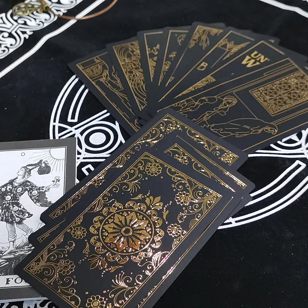 Conjunto De Cartas De Tarô, Jogo De Tabuleiro, 12*7cm, Presente Sofisticado À Prova D'água