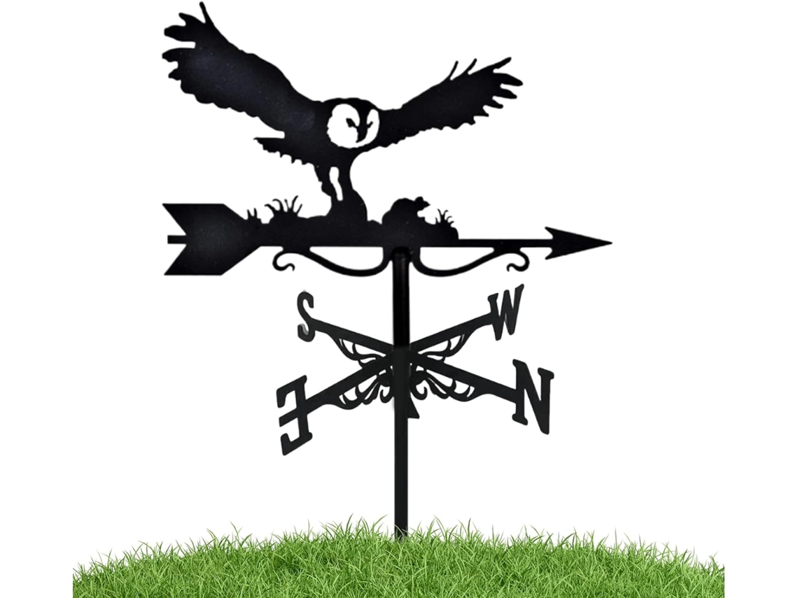 Cata Vento de Jardim Indicador Dire o do para com Suporte Metal Ornamento R Stico Campestre Entrada Garagem P Tio VAYOTOY