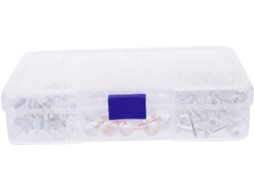 Tachinhas Multifuncionais Healeved Resistentes Ao Desgaste, Com Design Ornamental, 1 Caixa, Feitas De Plástico E Metal