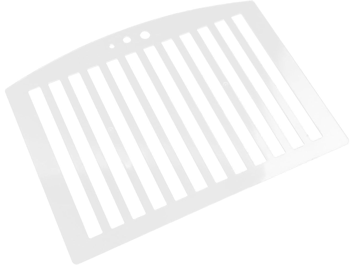 Régua escolar Villcase feita de plástico branco, leve e fácil de transportar, ideal para estudantes e salas de aula de desenvolvimento.