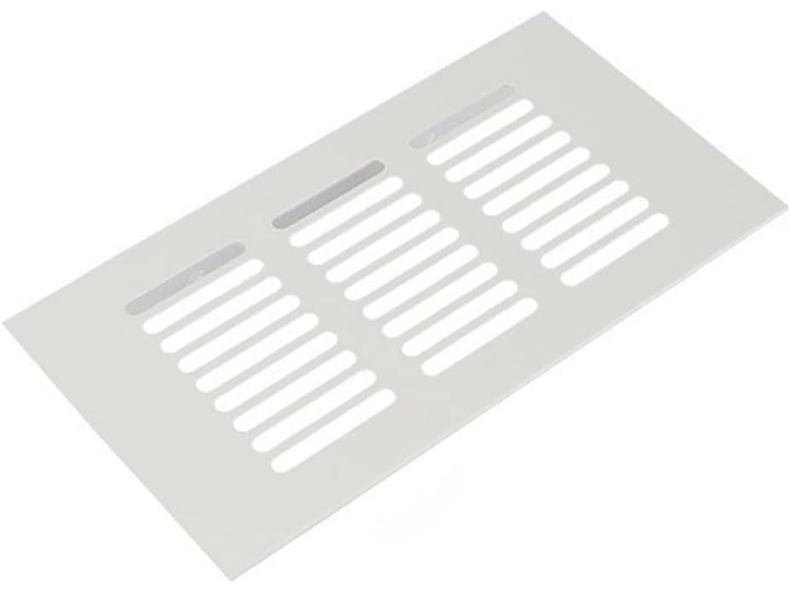 Grelha de Ventilação 80 mm em Liga Alumínio com malha respirável para armários S/MARCA