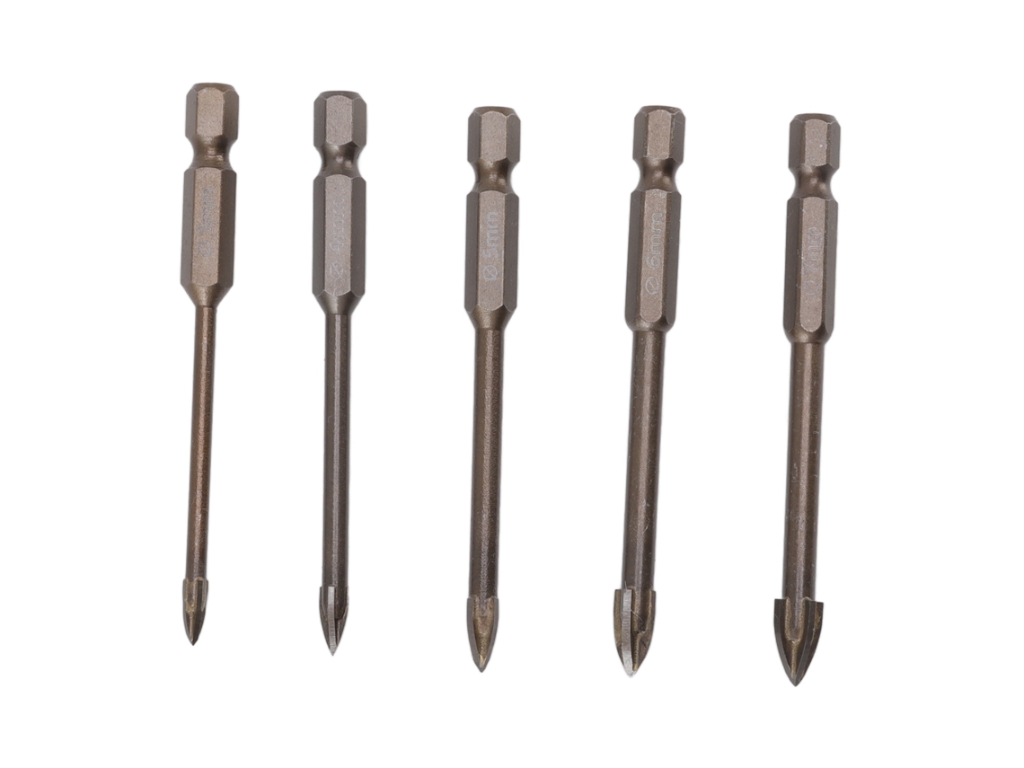 Laxiscreed Conjunto De Brocas Triangulares Cruzadas Para Perfuração, 5 Unidades Multifuncionais