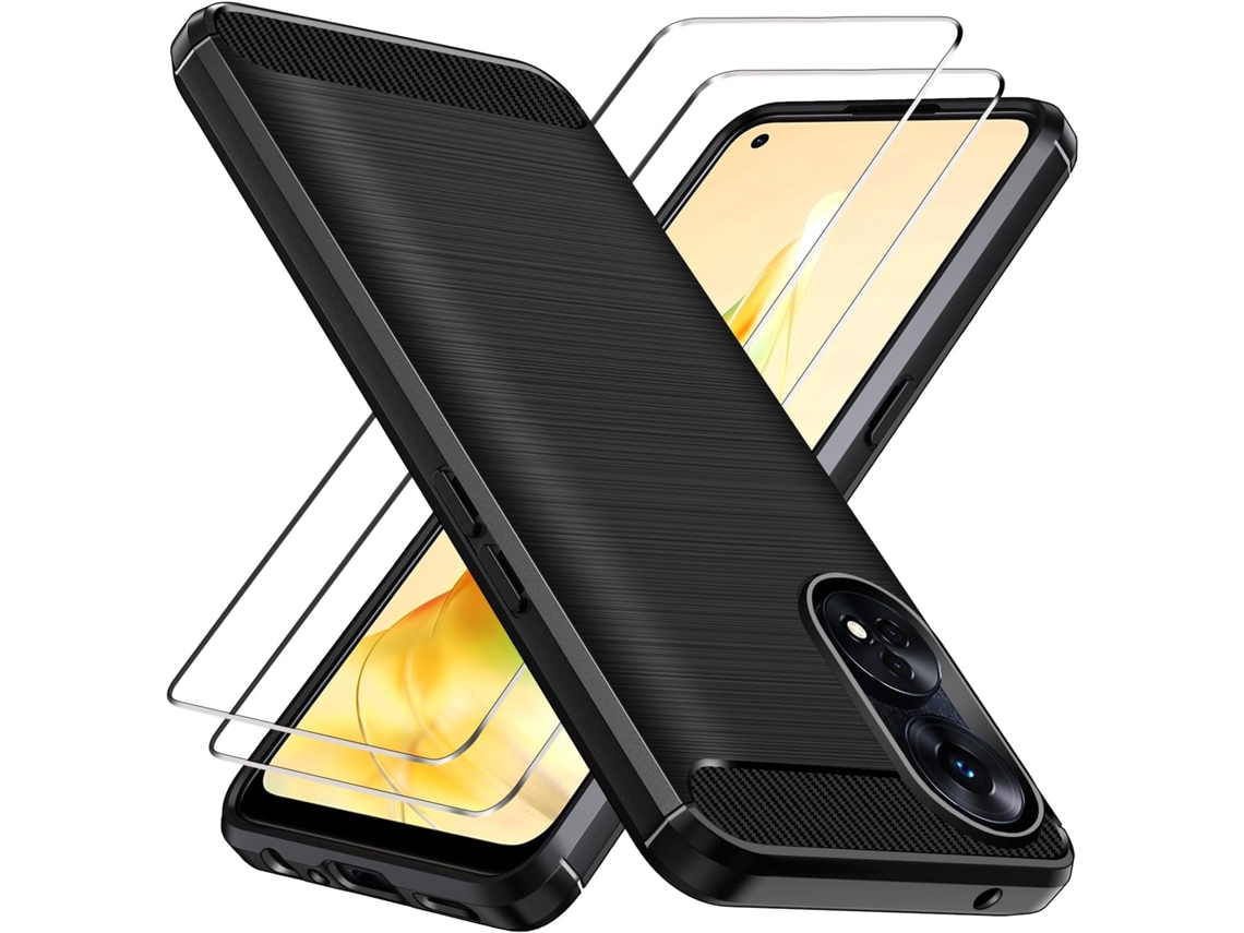 Conjunto de Películas de Ecrã Reno Protetora Fib para Oppo Reno8 T 4G HONGWE. (2un)