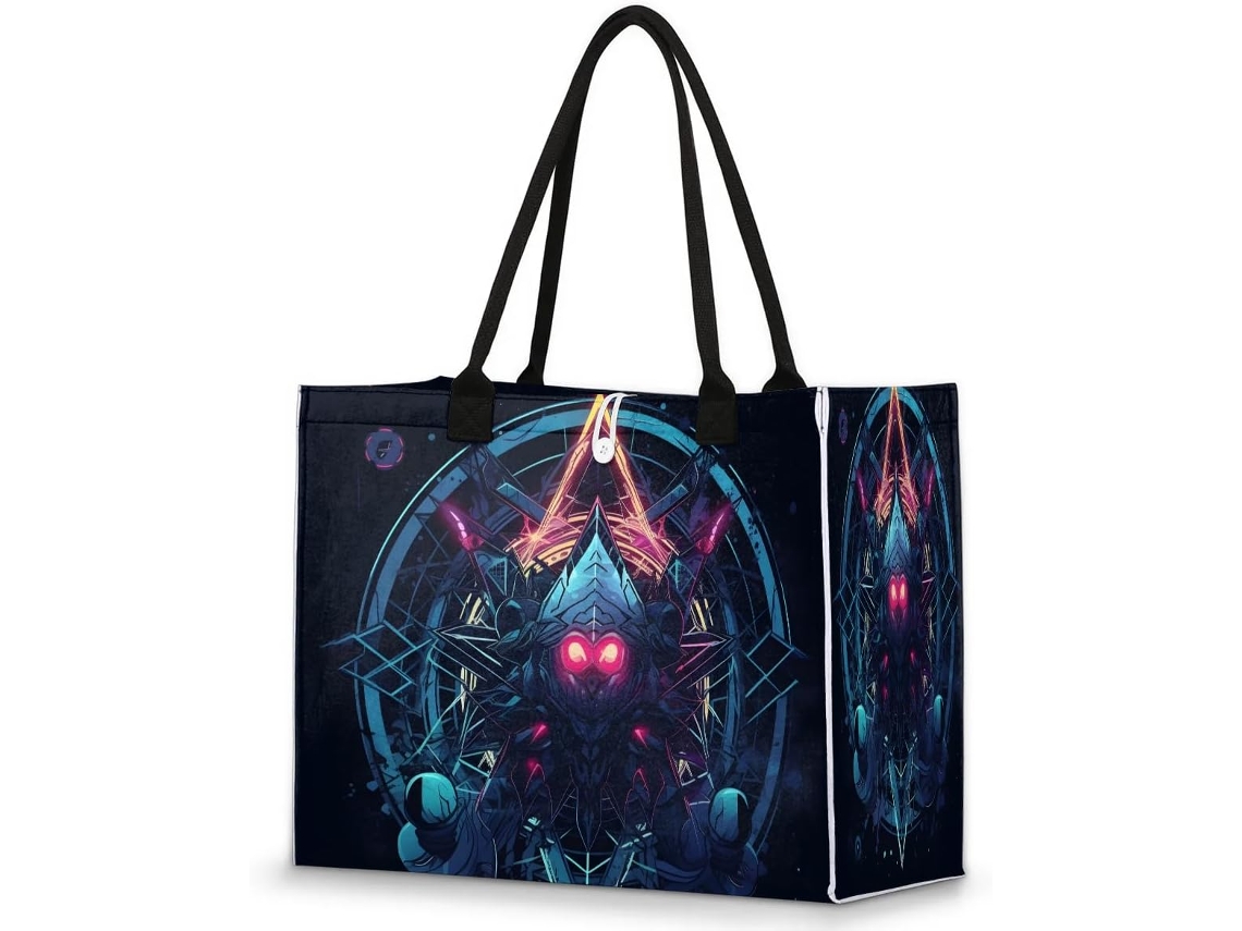 Bolsa Transversal Tropicallife Estampa de Escamas 38x25x19 cm
