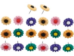 Lurrose Conjunto De 100 Tachinhas Em Formato Girassol Multifuncionais