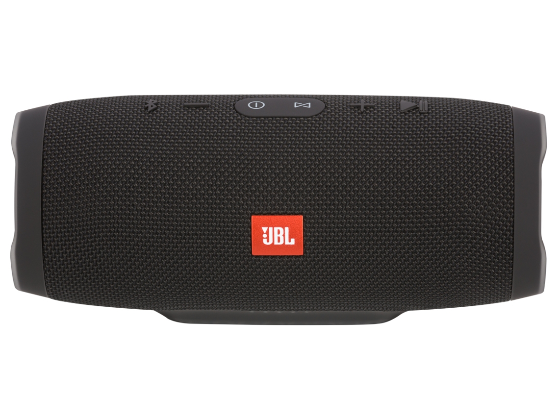 Coluna Bluetooth JBL Charge 3 (Preto - 2 x 10 W - Autonomia: até 20 h)