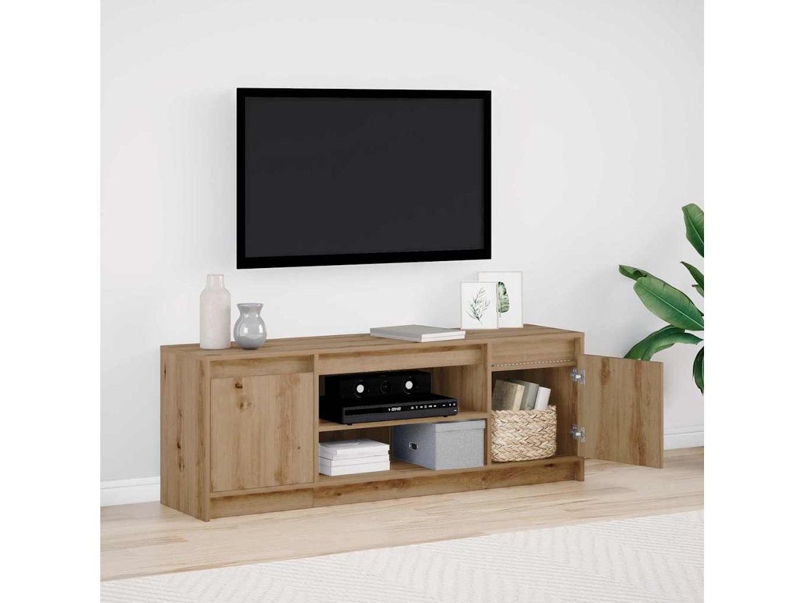 Vidaxl Unidades De Tv 139,5 X 34 X 50 Cm Castanho Derivados De Madeira