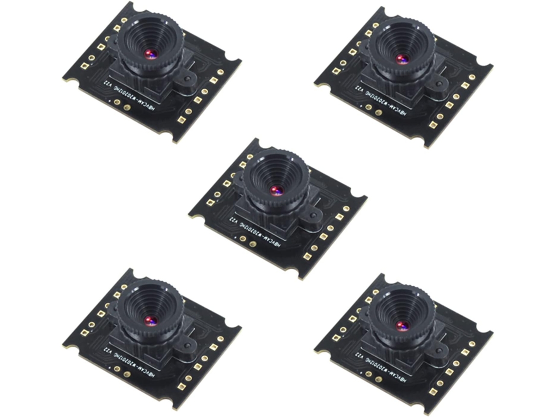 Pacote com 5 Módulos de Câmera Usb Ov9726, Sensor Cmos de 1 Mp, Lente de 50°, Módulo Ip para Sistemas Android e Linux. SFUSHOS