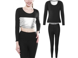 2026-conjunto De Shapewear Para Mulher Traje Sauna Sem Costuras Leggings Treinamento Emagrecimento Xl Pantalones Y Camisa