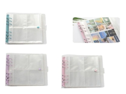 Álbum de fotos Lurelia Scrapbook, 100 sacos, 6 cm, 3 dobras, para scrapbook
