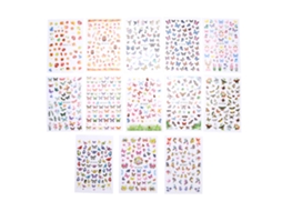 13pcs Adesivos De Arte Para Unhas Autoadesivos Decorativos Diy Ferramenta De Manicure