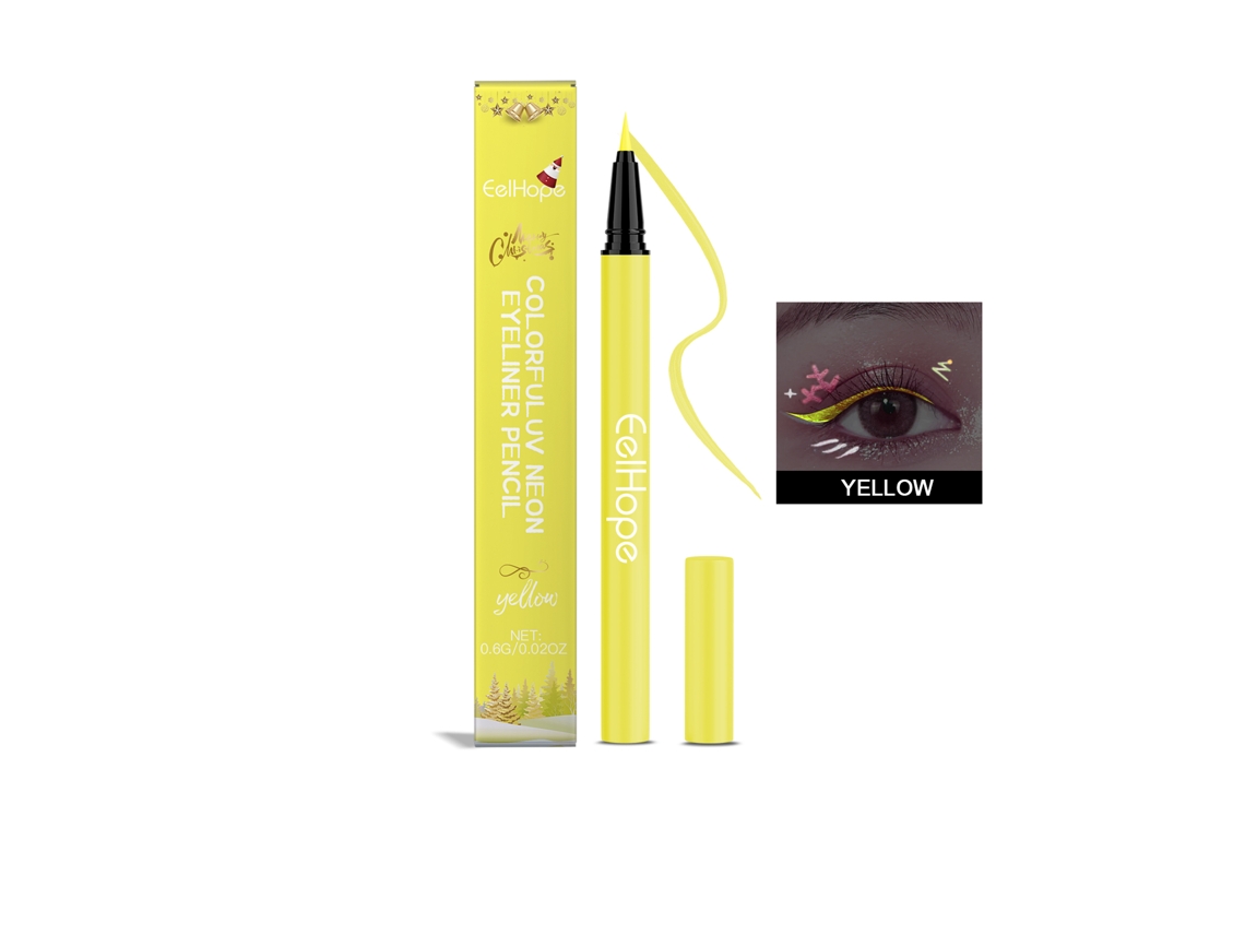 Lápis De Olhos Neon Uv Amarelo