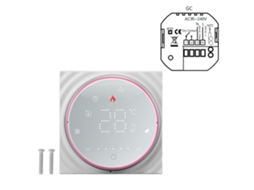 Termostato Inteligente Led Programável de 7 Dias para Aquecimento de Água, com Base Quadrada Branca, Ac95 240v S/MARCA