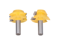 2pcs Broca De Fresadora De Tenão Octaédrica Em Aço 45 Com Revestimento Ptfe Para Carpintaria