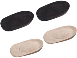 Ipetboom 2-pares De Palmilhas Antiderrapantes Para Calcanhar, Laváveis, Confortáveis Para Caminhada, Meias Palmilhas