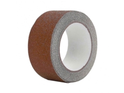 Fita Adesiva Antiderrapante Colorida de Pvc 5 M X Cm para Decoração Segurança em Degraus e Pisos Escadas GOKOCO (marr Om)