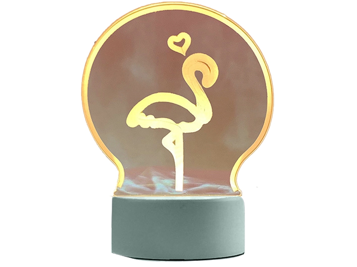 Cadeau Créatif Veilleuse 3d, lâmpada de mesa LED compacta e original