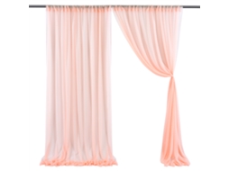 Cortina De Tule Decorativa Para Decoração De Fundo E Embalagem A Vácuo