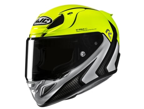 Capacete de motocicleta Casco Hjc Rpha 12 Kos Amarillo/gris/negro Xl Amarillo/gris/negro Xl Hjc
