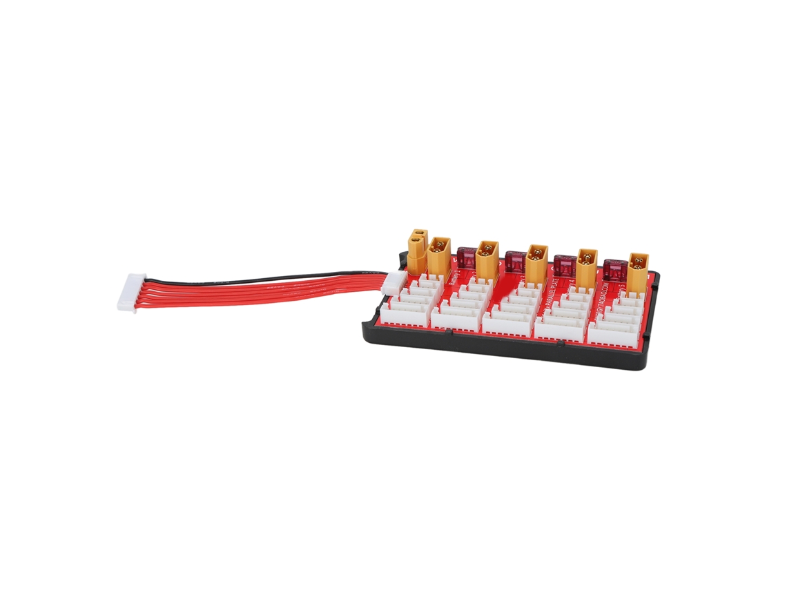 Placa De Carga Paralela Xt60 Para Baterías Lipo Modelo 2-6s, Carga Balanceada, Dc 0-22.2v 20a