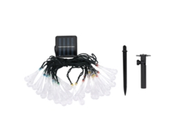 Rebe-luz De Cadena Solar Ip65 Impermeável 2 Modos 30 Lâmpadas Led Para Jardim Exterior Colorido