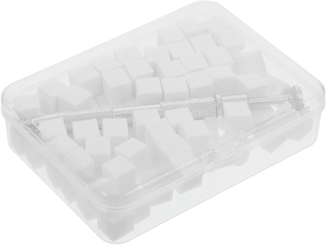Kit De Manicure Profissional Com Esponja, Ferramentas E Cortador De Unhas Em Aço Inoxidável.