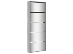 Shoe Cabinet, Shoe Cabinets Vidaxl Cinzeto Madeira Processada (n/a)