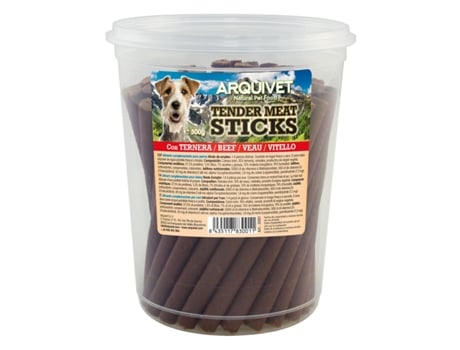 Arquivet Tender Meat Sticks Beef 500 g Snack natural para cães
