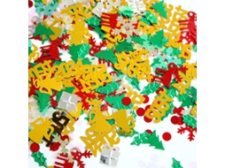 Confeitos de Natal Flocos de Neve Letras e Alces para Decoração de Festas NEVEANCE
